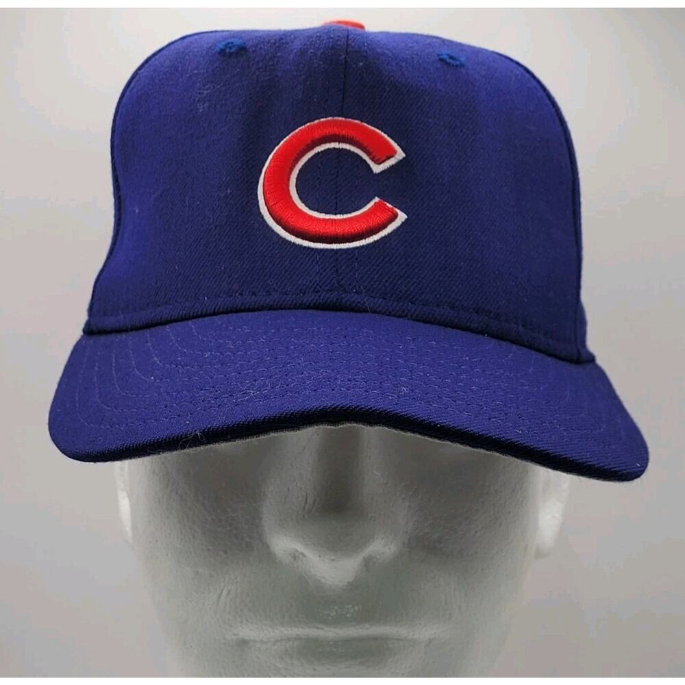 New Era Chicago Cubs‎ 59fifty Fitted Hat Cap Size 6 7/8 Blue MLB Baseball